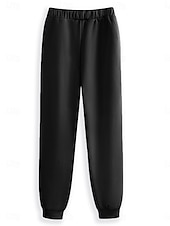 abordables Ensembles deux pièces-Femmes Élégant Chaud Mode Ensembles deux pièces Survêtement Ensembles de Pantalons manche longue Manche Évêque Col ras du cou Graphique Lettre Imprimé Extérieur Vacances Quotidien Noir Rose Claire