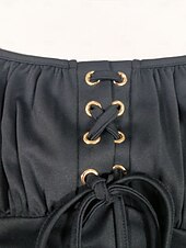 levne Šaty-Retro gotický Polední Šaty Přizpůsobení a odlesky Maškarní kostým Dámské předvečer Všech svatých Karneval Párty Ležérní Dospělí Šaty Jaro léto
