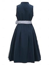 voordelige Vrouwen-Oktoberfest Jurken Dirndl Trachtenkleider hulp in de huishouding Bavarian Duits Weiden Dames Doek in traditionele stijl Kleding Schort Zonder blouse (75 cm)