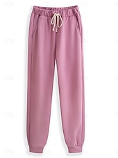 preiswerte Trainingsanzüge für Damen-Damen Elegant Warm Mode Zweiteilige Sets Trainingsanzug Hosen-Sets Langarm Bischofsärmel Rundhalsausschnitt Grafik Buchstabe Druck Outdoor Urlaub Täglich Rosa Blau Grau Frühling Normale Passform