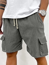 halpa Hiki shortsit-Miesten Lasten shortsit Hiki shortsit Shortsit Bermudan shortsit Vakosametti shortsit Kurenauha Joustava vyötärö Monitasku Tavallinen Mukavuus Urheilu Polven pituus ulko- Päivittäin Juoksu Klassinen