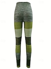 economico -Per donna Pantaloni Leggings Leggings comodi Streetwear Casual Lunghezza intera Vita Alta Blocco di colori Elastico in vita Stampato Traspirabilità Confortevole Elasticizzato Vacanza Streetwear