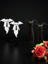 economico Accessori di Halloween-calzini da donna con ali di pipistrello e fantasmi di Halloween: divertenti accessori per feste spettrali