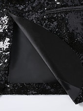levne Pánské klasické blejzry-Pánské Blejzr Obchod Koktejlový večírek Svatebnívečírek Módní Na běžné nošení Jaro Podzim Polyester Barevné bloky Kapsy Knoflíky Pohodlné Jednořadé Blejzr Zlatá