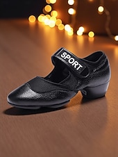 baratos Sapatos de Jazz-Sapatos de dança jazz femininos com sola dividida vermelha e preta - tênis de performance confortáveis e antiderrapantes para prática de dança latina, moderna e de salão