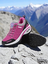 Χαμηλού Κόστους Γυναικεία Sneakers-Γυναικεία αθλητικά παπούτσια με αερόσολα – αθλητικά παπούτσια εξωτερικού χώρου με κορδόνια για πεζοπορία και καθημερινή χρήση