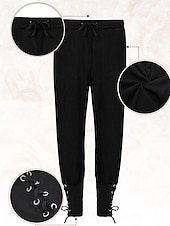 זול תלבושות-רטרו\וינטאג' ימי הביניים רנסנס מִכְנָסַיִים תלבושות חגורת מותניים פיראט ויקינג תחפושות בגדי ריקוד גברים ויקינג האלווין (ליל כל הקדושים) קרנבל נשף מסכות הצגה נשף מסכות LARP מבוגרים חולצה מכנסיים חגורה