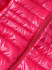 abordables Doudounes-Femmes Doudoune Manteau Chaud Confortable Fermeture éclair Avec Poches Mode Uni Fête Sortir Décontracté Quotidien Week-end Fermeture éclair Long À capuche Coupe régulière manche longue Vêtements
