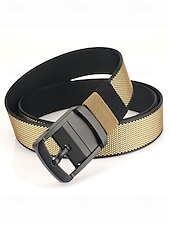 abordables Ceintures pour hommes-Ceinture tactique réversible en nylon pour homme avec boucle de réglage rotative - sangle de style militaire durable pour l&#039;extérieur, le travail et les vêtements décontractés