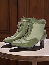 abordables années 1930-Bottines à lacets victoriennes bleu clair des années 1920 pour femmes – talons brogues à bords festonnés avec design bicolore, style vintage édouardien pour costumes rétro, cosplay, goûters et tenues quotidiennes