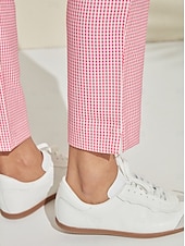 tanie Kolekcja projektanta-Damskie Spodnie do golfa Perłowo-różowy Spodnie Damskie stroje golfowe Odzież Stroje Noś odzież