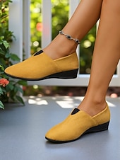 voordelige Platte damesschoenen-Rode instappers voor dames – lichtgewicht comfortloafers voor dagelijks gebruik, kerst, winkelen en reizen