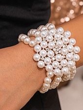 halpa Naisten kaulakoru-Naisten helmikaulakoru ja rannekorusetti, vintage-tyylisiä gatsby-koruja juhliin ja 1920-luvun teemaisiin tapahtumiin