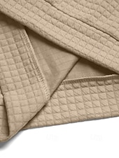 Per uomo Giacca a nido d'ape Giacca Camicia Giacca Casual Vacanza Quotidiano Traspirante Jacquard Tasca Primavera Autunno Semplice Moda Classico Bavero Regolare Nero Bianco Cachi Verde militare economico Giubbotti Casual-Per uomo Giacca a nido d'ape Giacca Camicia Giacca Casual Vacanza Quotidiano Traspirante Jacquard Tasca Primavera Autunno Semplice Moda Classico Bavero Regolare Nero Bianco Cachi Verde militare