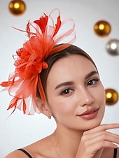 economico Accessori per capelli da donna-eleganti fascinator di piume da donna - eleganti copricapi per Gatsby - feste a tema e occasioni speciali