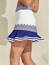 baratos Calças de golfe-Mulheres Saia de tênis Saia de golfe Azul Saias Roupas femininas de golfe, roupas, roupas, roupas