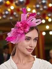 economico Accessori per capelli da donna-eleganti fascinator di piume da donna - eleganti copricapi per Gatsby - feste a tema e occasioni speciali
