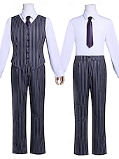 preiswerte Paar- und Gruppenkostüme-Gothic-Horror Dunkle Wissenschaft Anzüge &amp; Blazer Halloween-Gruppen-Paarkostüme Festkleidung Gotisch for Paar Herren Damen Erwachsene Halloween Karneval Leistung Party Maskerade