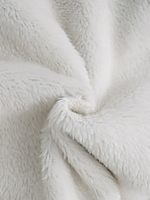 halpa Raidalliset ja geometriset huiput-Naisten Pullover-huppari Kuvitettu Kirjain Lämmin Vapaa-aika Sherpa Fleece Pitkähihainen Hupullinen Pitkät topit Katu Arkikäyttö Kausaliteetti Painettu Tumma vaaleanpunainen Sininen Harmaa Syksy Talvi