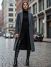 olcso Slouch Boots-női térdig érő, blokksarkú csizma oldalsó cipzárral és bő szabással - stílusos lábbeli női városi, lezser és mindennapi viseletre