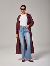 economico Abiti floreali-Abito da donna casual boho maxi a vita media in lyocell rosso vino, comodo e traspirante, con cintura regolabile