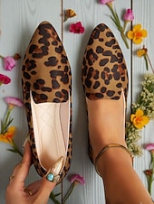 abordables Chaussures sans lacet et mocassins femme-Chaussures plates rouges à bout pointu pour femmes – mocassins élégants à enfiler pour Noël, les fêtes et les tenues décontractées du quotidien