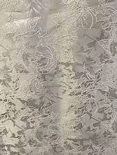 economico Abiti da cocktail-Abito da sera A-Line in broccato jacquard nero cravatta elegante abito formale matrimonio lunghezza al pavimento maniche lunghe scollo a V con tasca in nylon con fiocco(i)