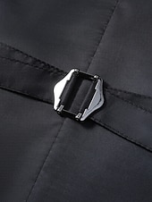 お買い得  メンズベスト-男性用 ベスト チョッキ ジレ バケーション パーティー ビジネス ファッション カジュアル 春 秋 ポケット ボタン ポリエステル 快適 ペーズリー シングルブレスト 一つボタン ピークドラペル レギュラー ロイヤルブルー ベスト