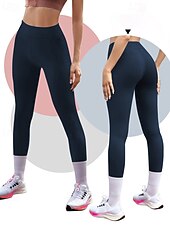 ieftine Jambiere simple-Pentru femei Pantaloni Jambiere Șic Stradă Casual Lungime totală Natural Simplu Talie elastică Comfortabil Stradă Concediu Sfârșit de săptămână Roșu Claret Negru Alb Roz Toamnă Fit regulat