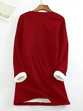 preiswerte Humor &amp; Zitate Hoodies-Damen Pullover Sweatshirt Druck Katze Buchstabe Lässig Komfort Langarm Rundhalsausschnitt Normale Oberteile Straße Alltagskleidung Blau Schwarz Rosa Rote Grau Herbst Winter