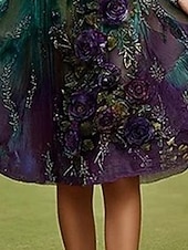 ieftine Rochii Boho-Pentru femei Rochii Midi Rochie casual Rochie de vară Modă În aer liber Petrecere Concediu Fit regulat Floare Manșon scurt Stil Nautic Trifoi Vară