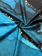 economico Maglietta Arte &amp; Design-Per donna Maglietta Stampato Grafico Astratto Marmo Vintage Elegante Classico Manica Lunga Scollo a V Collo a V Top Regolari Quotidiano Weekend Blu Primavera Autunno Inverno