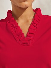 olcso Póló és Quarterzip-Női POLO trikó Fekete Fehér Rózsaszín Hosszú ujj Ing Női golffelszerelések ruhák ruhák, ruházat