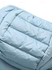 preiswerte Puffers &amp; Parka-Damen Daunenjacke Warm Bequem Reißverschluss Tasche Mode Einfach Ausgehen Wochenende Reisverschluss Regulär Mit Kapuze Normale Passform Langarm Oberbekleidung Gelb Rosa Rote Herbst Winter