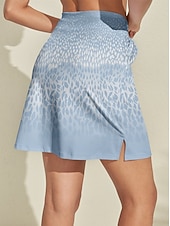 abordables Fondos de golf-Mujer Falda de tenis falda de golf Azul Vestidos Ropa de golf para damas Ropa Trajes Ropa Ropa