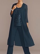 economico impacchi della madre-Shrug in Chiffon a Manica Trequarti Cappotto per Festa Sera Madre della Sposa Invitati al Matrimonio Semplice Wrap Nuziale in Colore Puro per impressionare