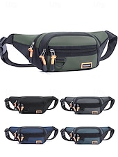 economico Borselli da uomo-Borsa a tracolla da uomo resistente all'acqua, marsupio multiuso con tasche multiple, borsa a tracolla casual da viaggio, sportiva e per attività all'aperto