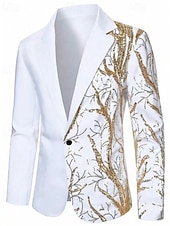 رجالي سترة الدعاوى عمل حفلة كوكتيل حفلة الزفاف 2 قطعتين موضة كاجوال الربيع الخريف بوليستر شجرة جيب Buttons مريح صدر فردي سترة رياضية أسود أبيض أحمر أزرق البحرية رخيصةأون سترات كلاسيكية للرجال-رجالي سترة الدعاوى عمل حفلة كوكتيل حفلة الزفاف 2 قطعتين موضة كاجوال الربيع الخريف بوليستر شجرة جيب Buttons مريح صدر فردي سترة رياضية أسود أبيض أحمر أزرق البحرية