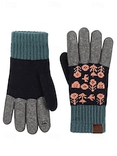 abordables Accessoires de Noël-gants d&#039;hiver tricotés pour femmes avec fonction écran tactile, mitaines en laine chaudes en plusieurs couleurs, cadeau de Noël pour l&#039;extérieur, vêtements décontractés et de vacances