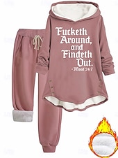 نسائي يوميا قبعة كم طويل مع قبعة الرسم أحرف رباط طباعة فضفاض مناسب للبس اليومي وردي بلاشيهغ أزرق رمادي الخريف عادي رخيصةأون بدلات رياضية نسائية-نسائي يوميا قبعة كم طويل مع قبعة الرسم أحرف رباط طباعة فضفاض مناسب للبس اليومي وردي بلاشيهغ أزرق رمادي الخريف عادي