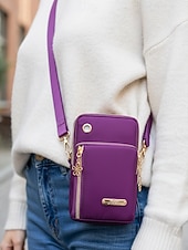 abordables Sacs à bandoulière-Sac à bandoulière imperméable pour femme avec design multi-poches, sac à main de voyage en nylon léger pour l'extérieur, le sport et l'utilisation quotidienne