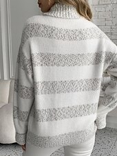 Naisten Neulos Pusero Vapaa-aika Pehmeä Raidoitettu Joustin Poolokaulus Kudottu Pitkähihainen Tavalliset topit Neuloa Päivittäin Pyhäpäivä Viikonloppu Vaalean vihreä Punastuvan vaaleanpunainen Syksy halpa Kiinteät värit-Naisten Neulos Pusero Vapaa-aika Pehmeä Raidoitettu Joustin Poolokaulus Kudottu Pitkähihainen Tavalliset topit Neuloa Päivittäin Pyhäpäivä Viikonloppu Vaalean vihreä Punastuvan vaaleanpunainen Syksy