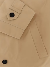 preiswerte Herren-Blazer &amp; -Anzüge-Herren Mantel Trenchcoat Langer Trenchcoat Urlaub Täglich Frühling Herbst Polyester Winddicht Oberbekleidung Bekleidung Mode Klassisch Einfach Tasche Revers Doppelreihig