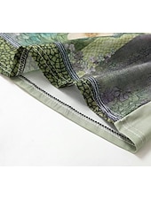 billige Boho topper-damebluse grafisk vintage daglig avslappet langermet v-hals vanlig topper tribal vintage designer grunnleggende trykk ferie gate ute daglig ferietrykk grønn sommer vår høst