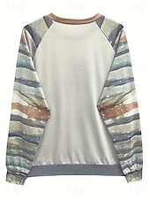 halpa Eläimet Huiput-Naisten Pullover Kuvitettu Eläin Kissa Vapaa-aika Pitkähihainen Tiukka pyöreä kaula-aukko Tavalliset topit Kausaliteetti Punastuvan vaaleanpunainen Sininen Purppura Fuksia Apila Syksy Talvi