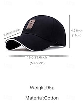 baratos Chapéus Femininos-Boné de beisebol masculino de algodão em várias cores, chapéu casual ajustável com design de remendo, presente de Natal para atividades ao ar livre, esportes e festas