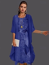 voordelige moeders wikkels-Effen Sjaals Jas Jacket Vrouwen Wrap Moeder's Bruiloft Gast Wraps Dames Elegante Halve Mouw Chiffon Wraps Met Effen Kleur Voor Avondfeest Lente  Herfst dress to impress