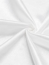 levne Volný-Pánské Saténové kalhoty Kalhoty Oblekové Hedvábí jako Oblek Kalhoty Kapsy Straight-Leg Bez vzoru Prodyšné Plná délka Svatební Párty Obchod Módní Šik ven Černá Bílá Neelastické