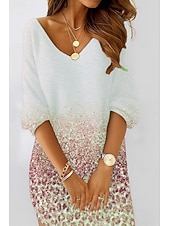 Damskie Sukienka mini Sukienka ołówkowa Sukienka trapezowa Impreza Codzienny Boho Impreza Codzienny Święto Regularny Kwiaty Graficzny Zwierzę Długi rękaw W serek Biały Rumiany róż Fioletowy Wiosna tanie Sukienka boho-Damskie Sukienka mini Sukienka ołówkowa Sukienka trapezowa Impreza Codzienny Boho Impreza Codzienny Święto Regularny Kwiaty Graficzny Zwierzę Długi rękaw W serek Biały Rumiany róż Fioletowy Wiosna