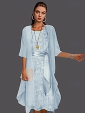 voordelige moeders wikkels-Effen Sjaals Jas Jacket Vrouwen Wrap Moeder's Bruiloft Gast Wraps Dames Elegante Halve Mouw Chiffon Wraps Met Effen Kleur Voor Avondfeest Lente  Herfst dress to impress
